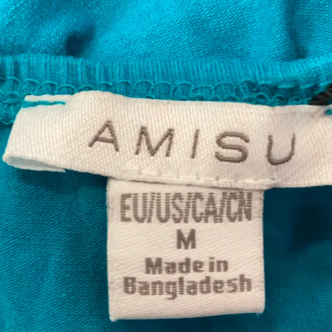 Turkos tubtopp från Amisu - 2