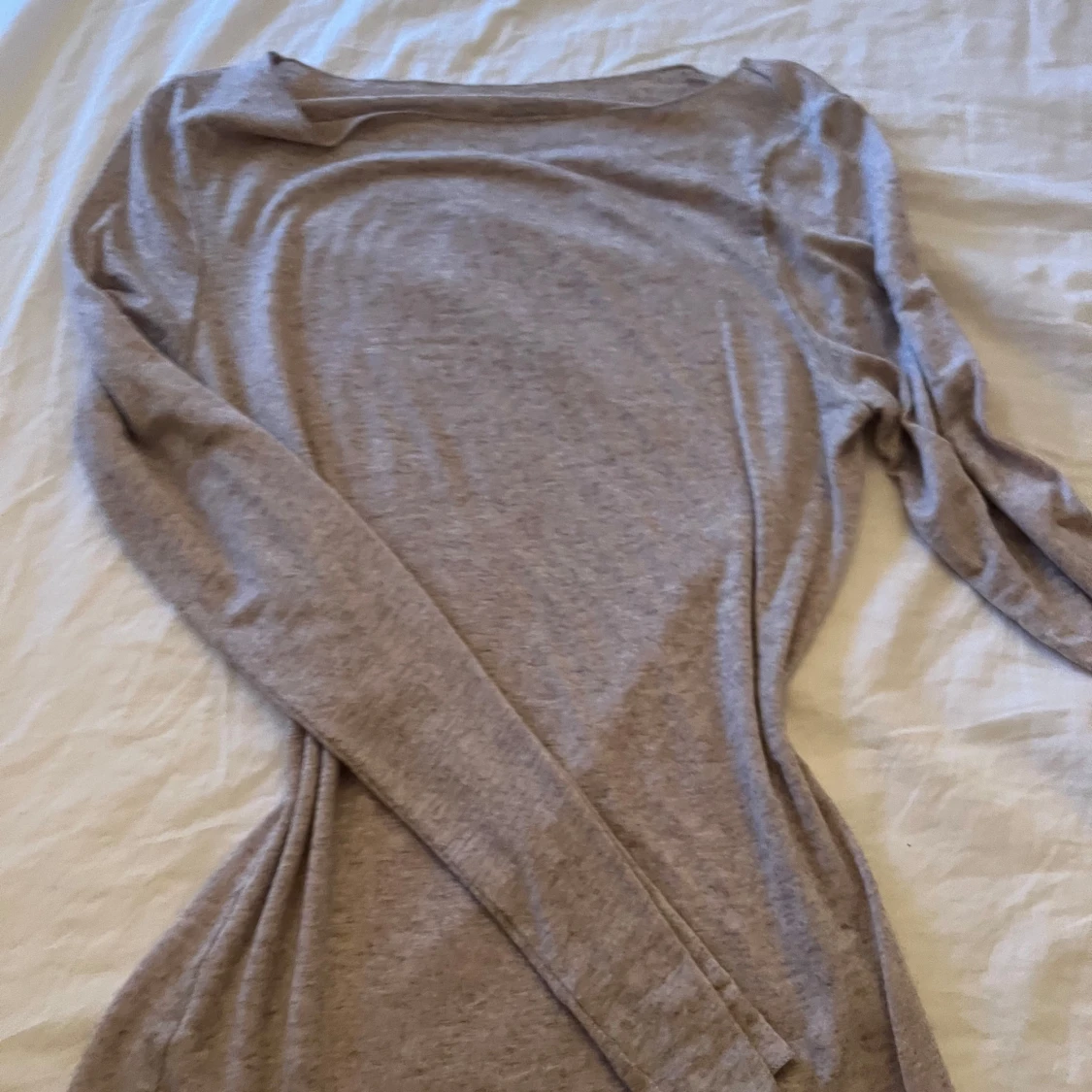 Beige långärmad tröja - 2