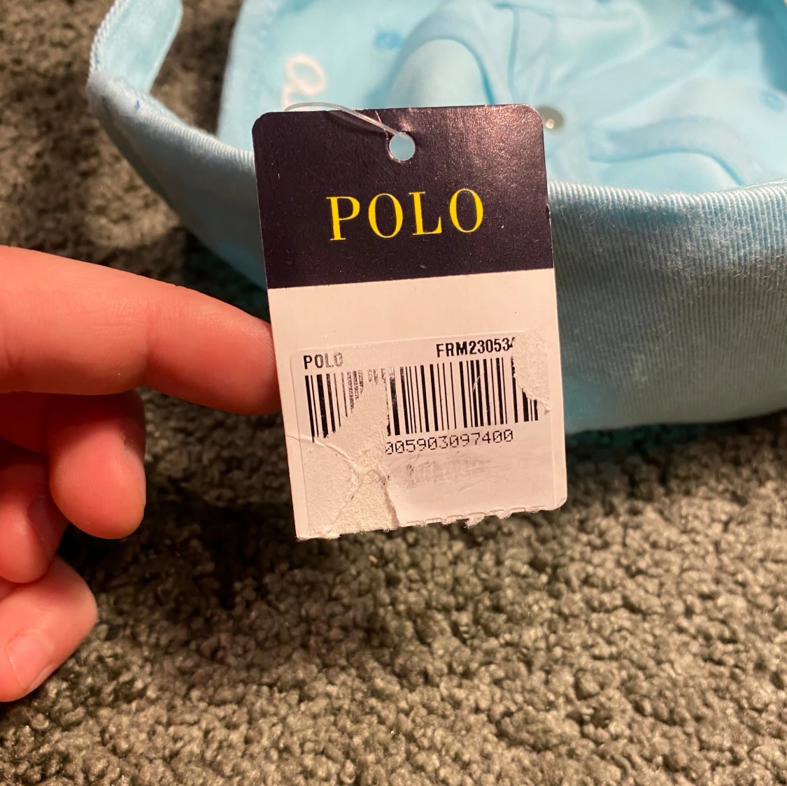 Ljusblå keps från Polo - 2