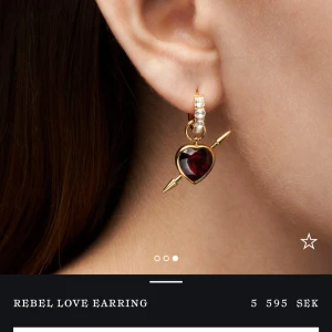 Rebel Love Earring - Maria Nilsdotter örhäng. Fick i julklapp och är knappt använd så är i nyskick med inga defekter. Kommer med asken den kom i💕