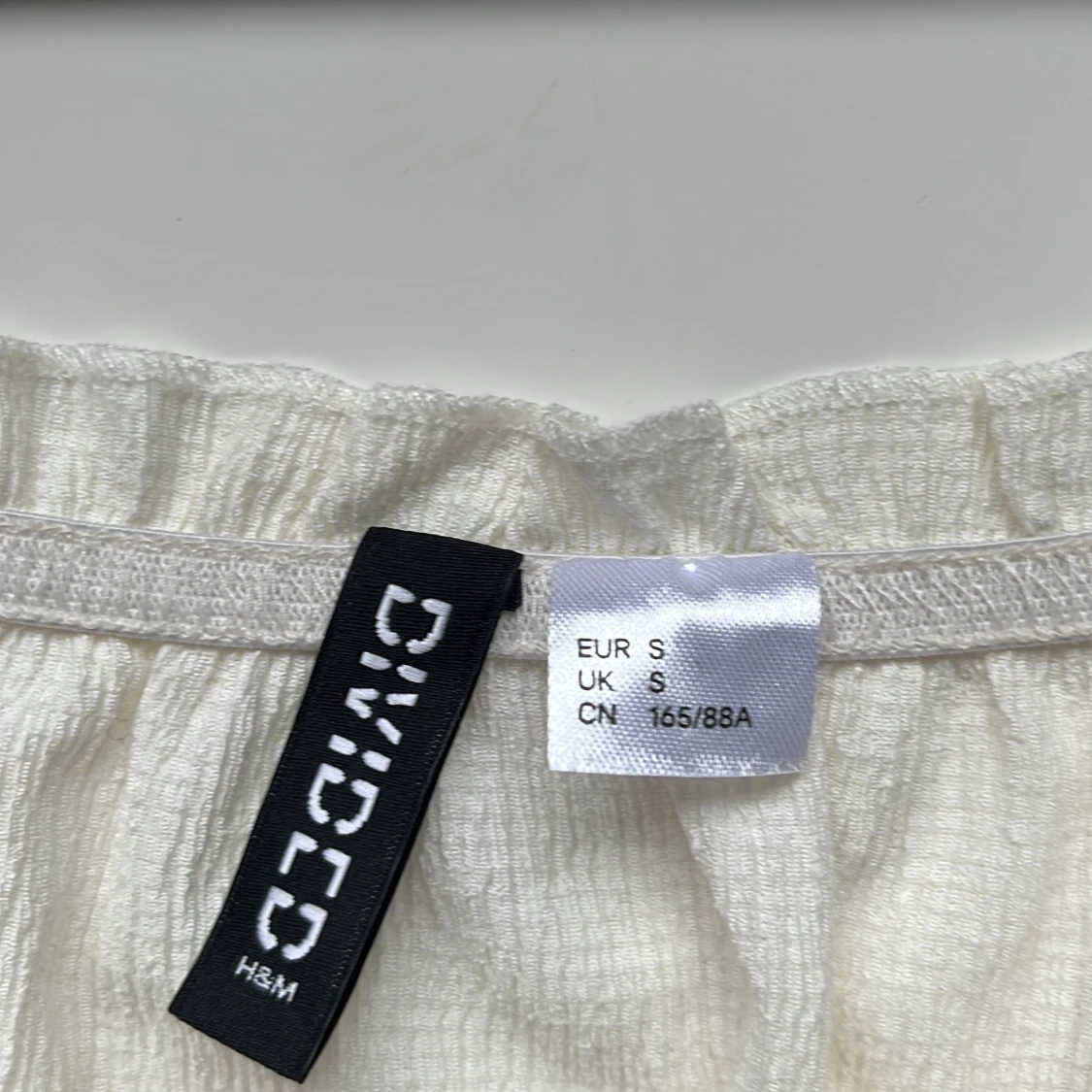 Vit blus från H&M Divided - 2