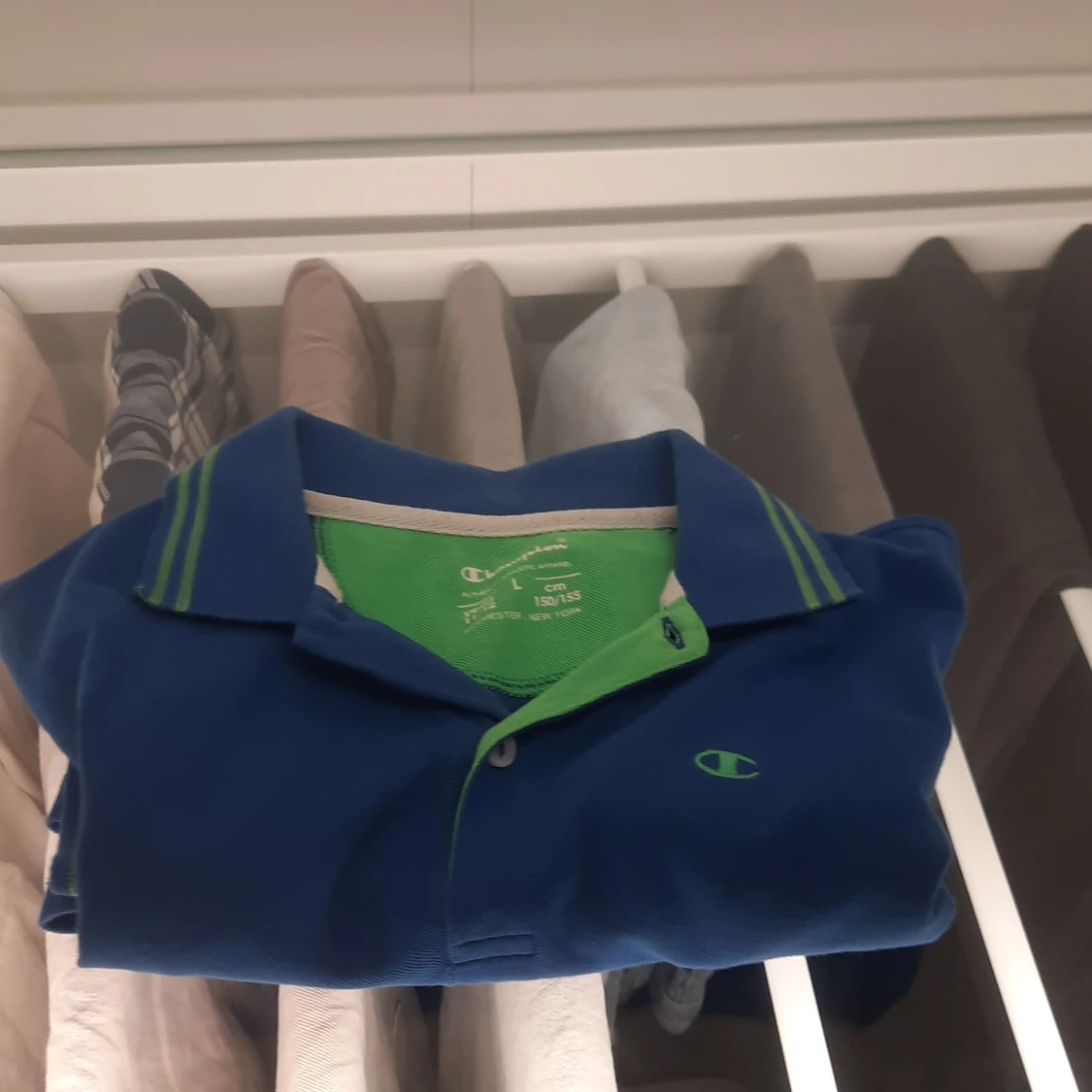 Blå pikétröja från Champion - 4