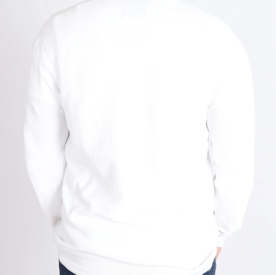 Vit stickad långärmad från These Glory Days - 2