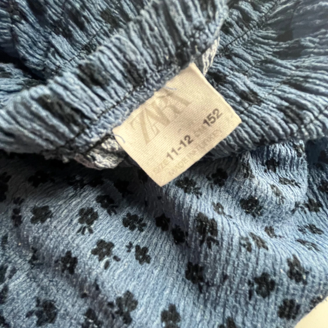 Blå kortkjol från Zara - 2