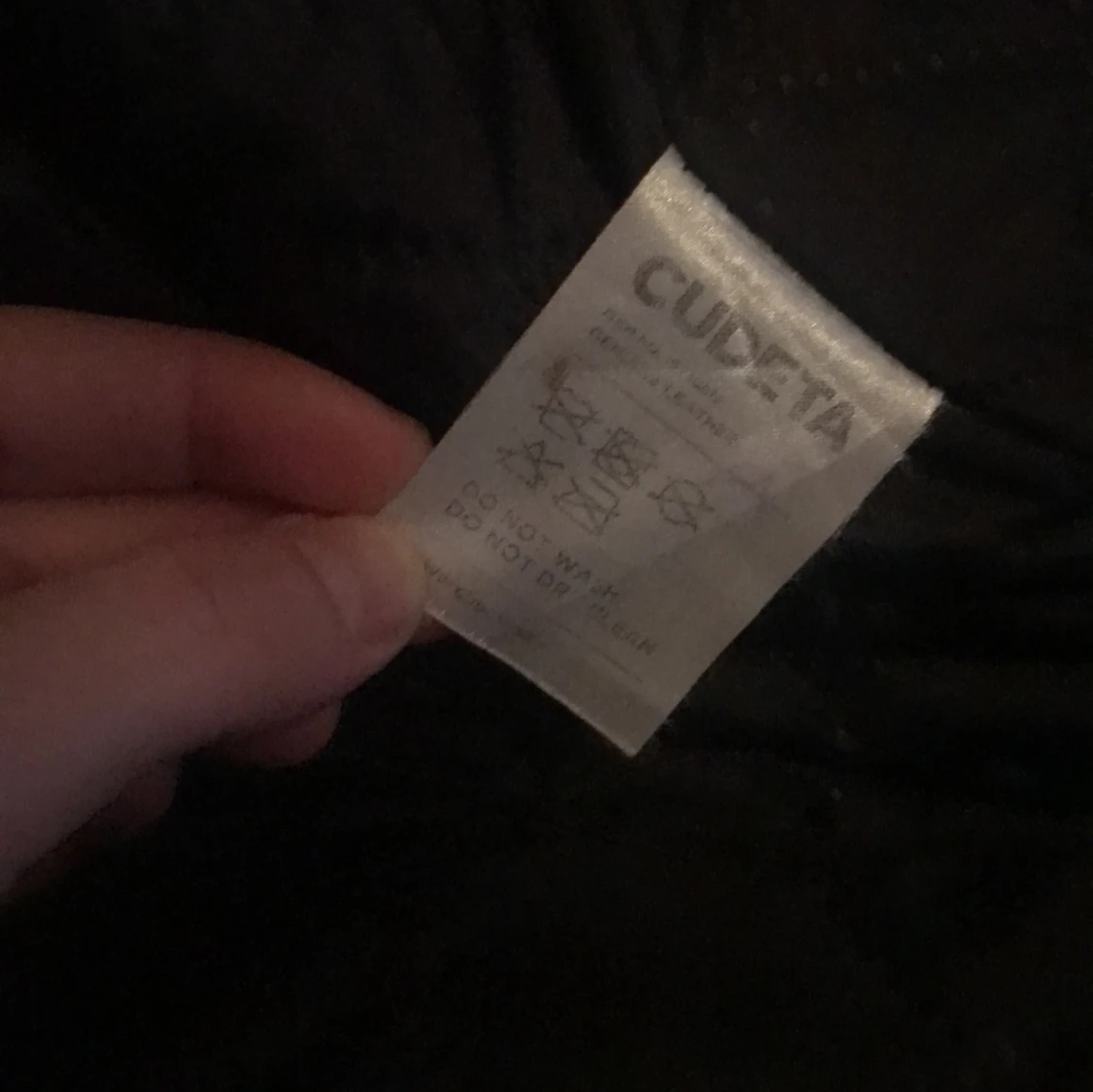 Svart skinnjacka från Cudeta - 2