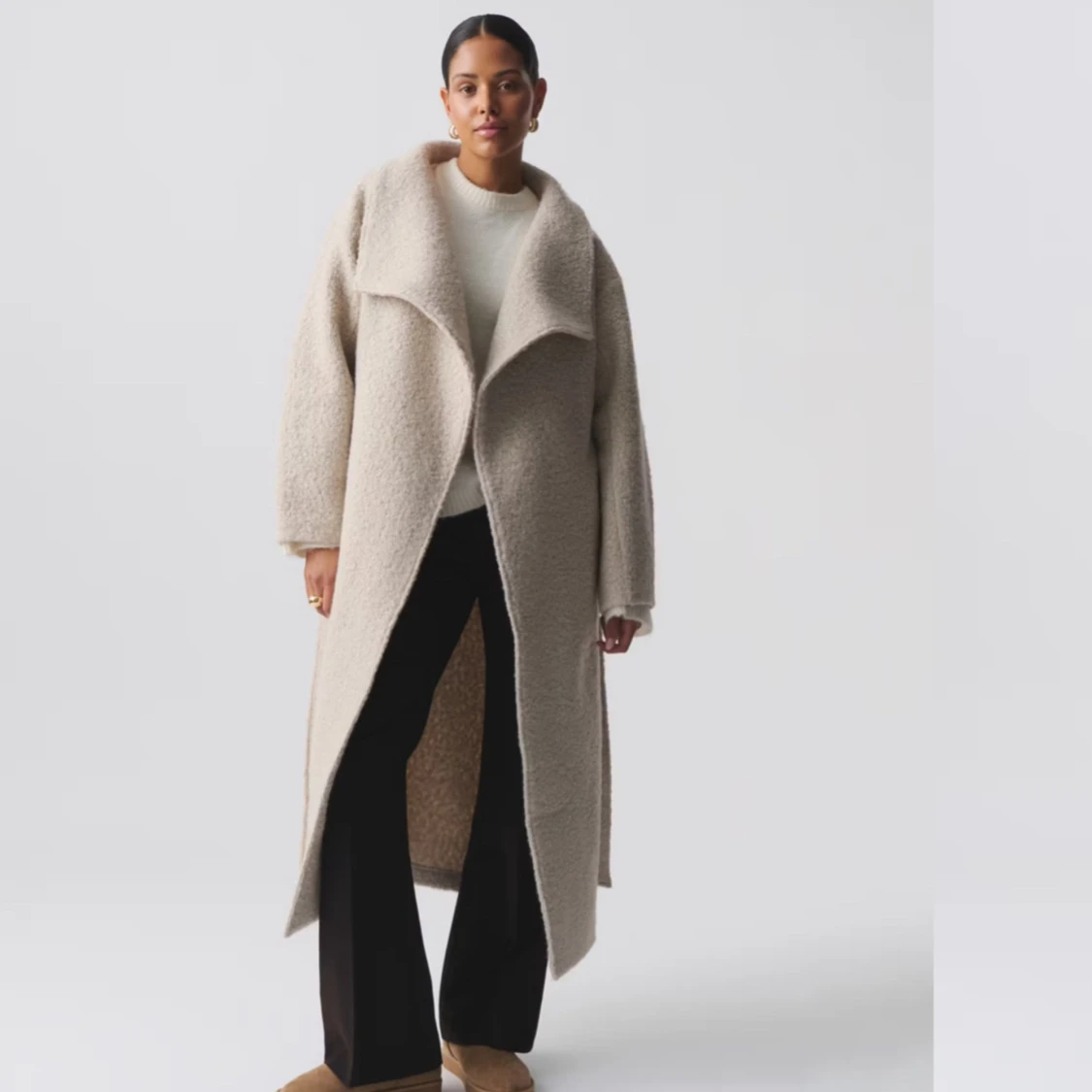 Beige teddyjacka med bälte SÖKER!! - 1