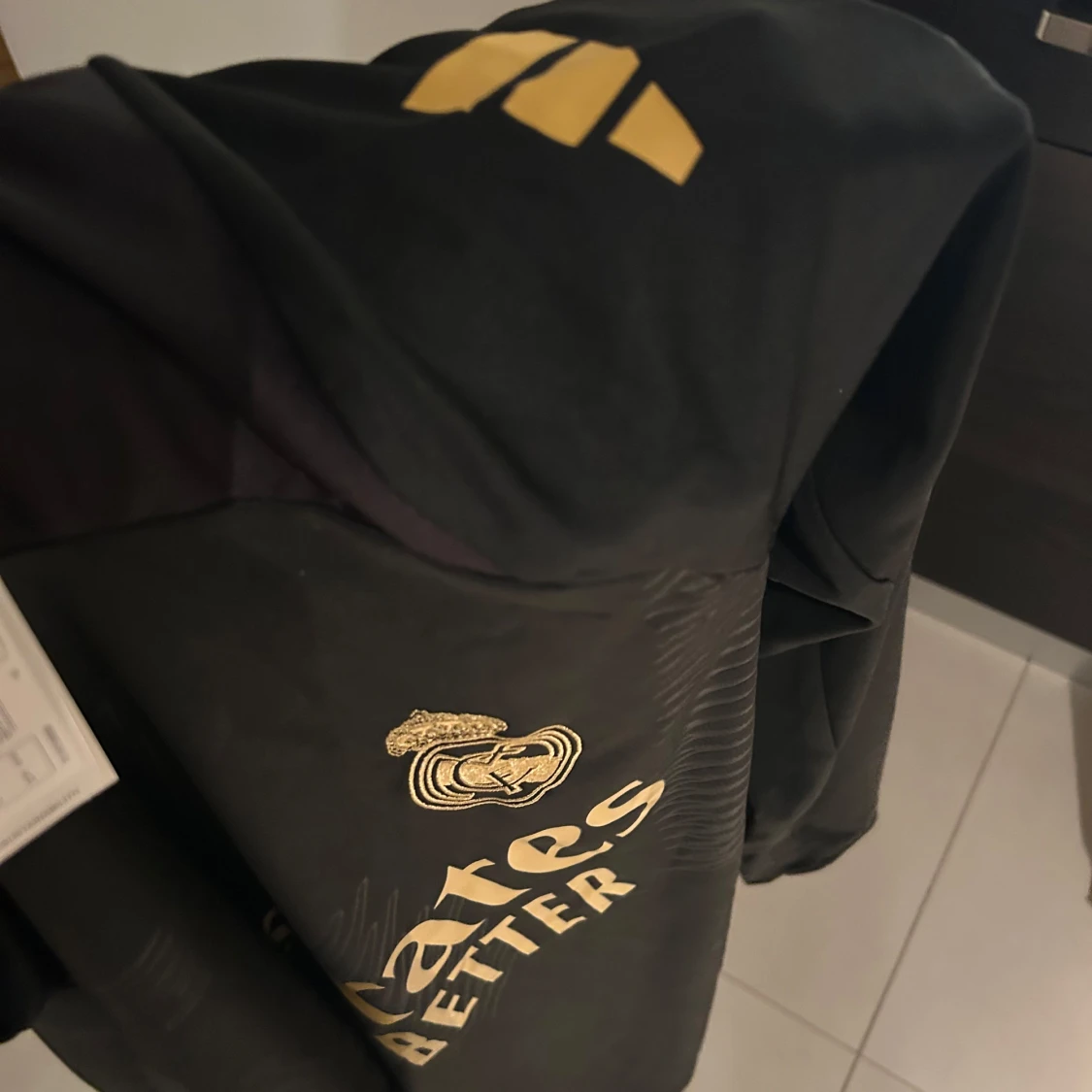 Svart långärmad fotbollströja från Adidas - 4