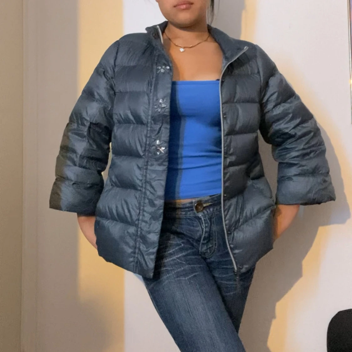 Hernoliknande pufferjacka / Lättviktsjacka  - 91