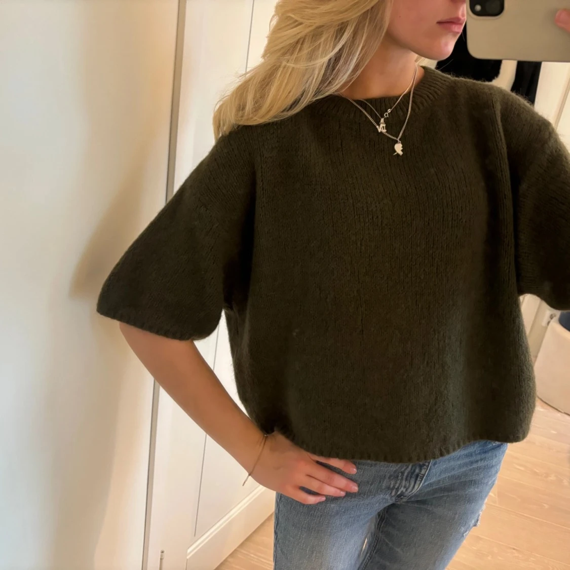 Stickad Tshirt  - 90