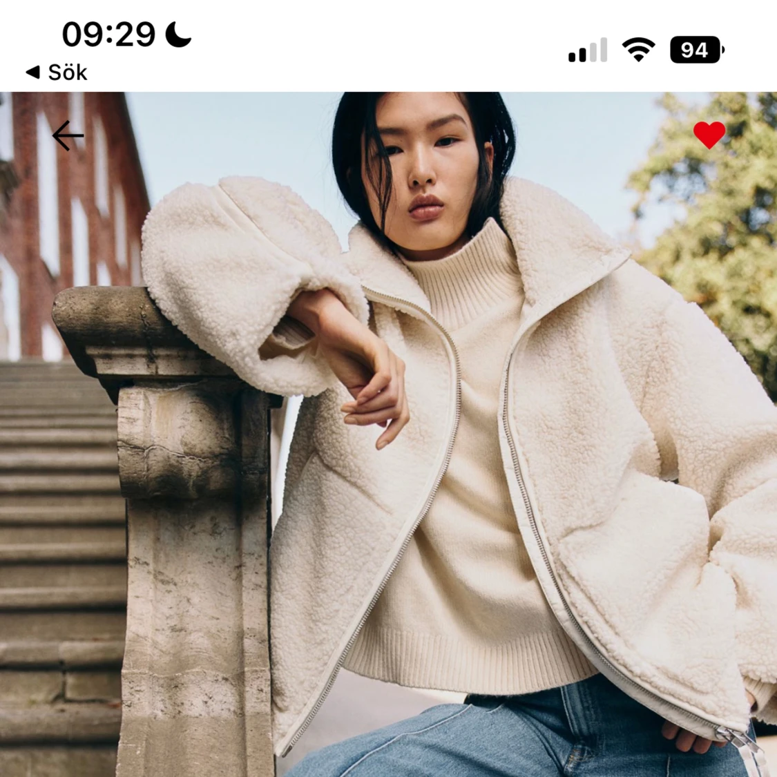 Teddyjacka från hm  - 90