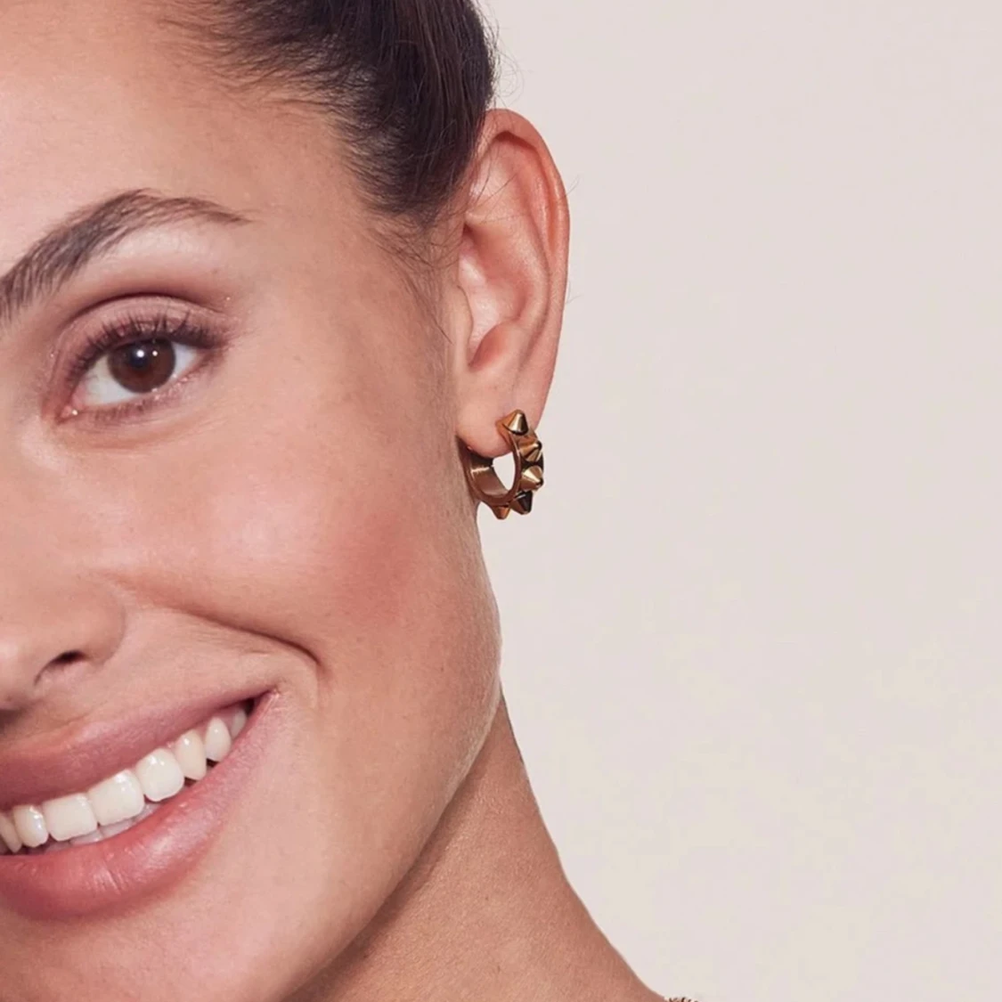 Edblad örhänge med nitar - 2