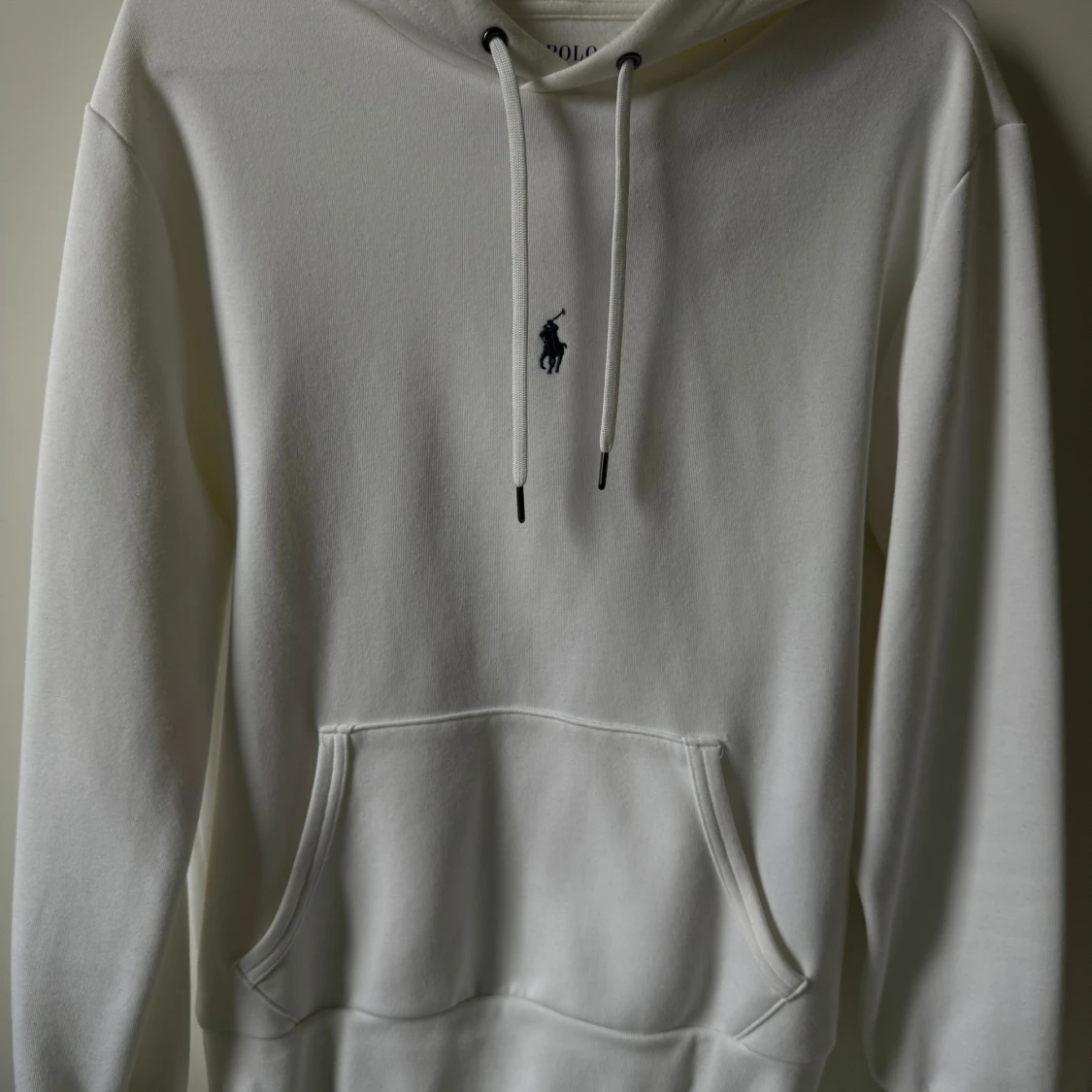 Vit hoodie från Ralph Lauren