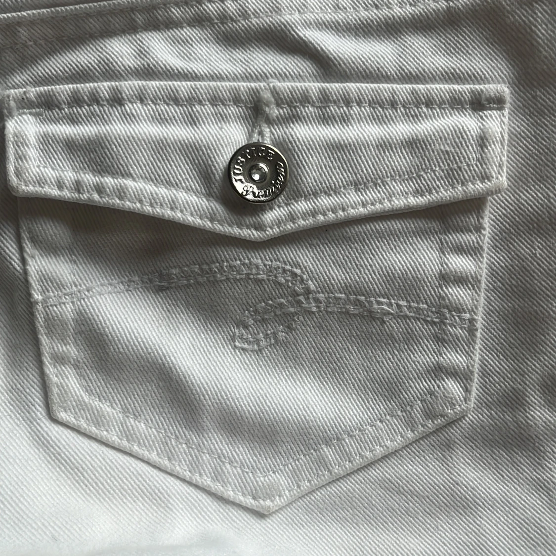 Vita jeansshorts från Lee - 91