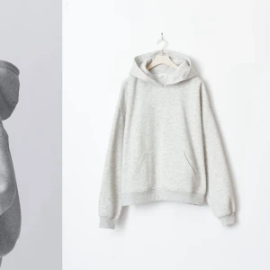 Grå Gina Tricot hoodie - Säljer en jätte skön och fin hoodie som tyvärr aldrig kommer till användning 