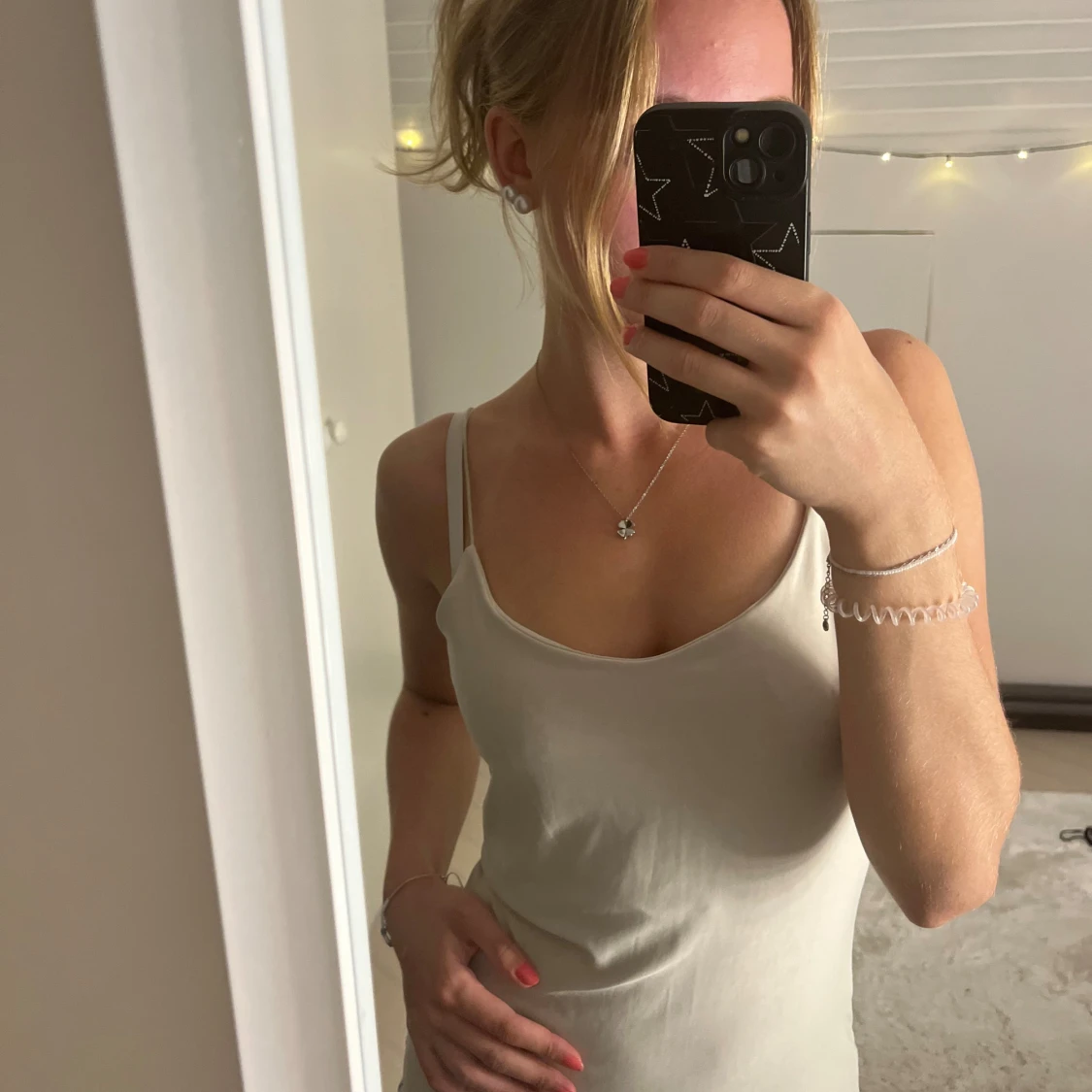 Beige klänning   - 90