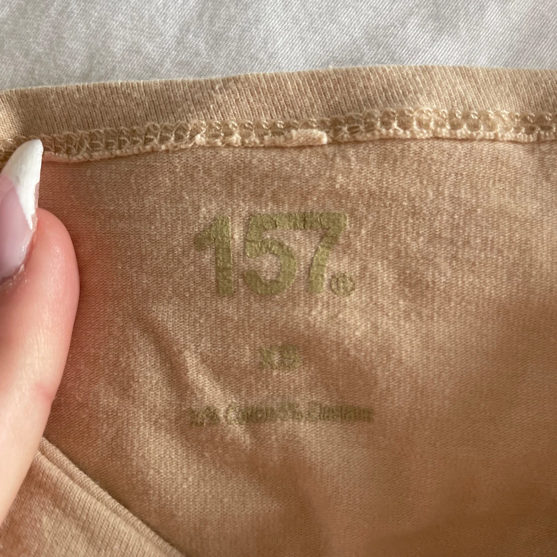 Beige linne från 157 - 90