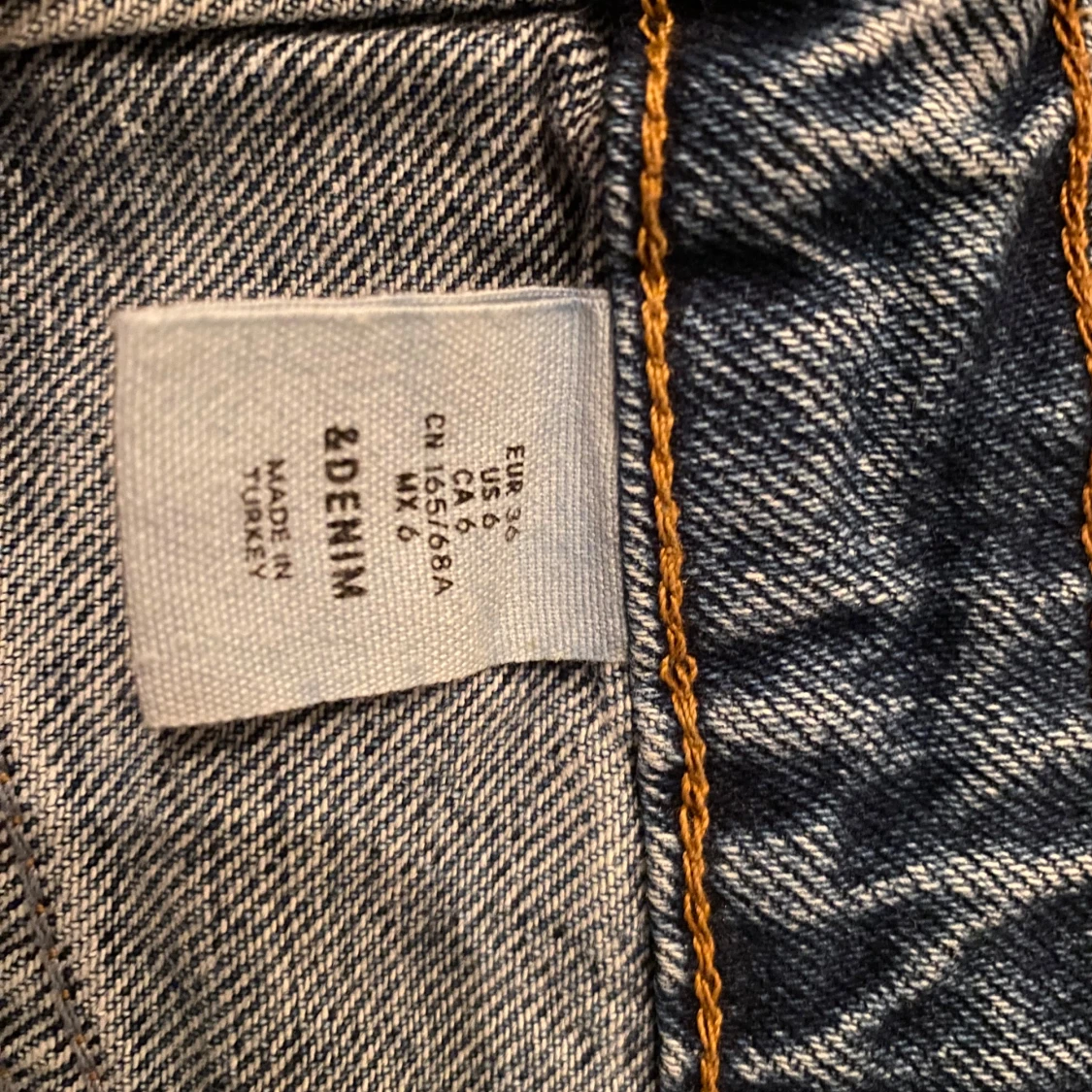 Nedsliten Jeanskjol  - 90