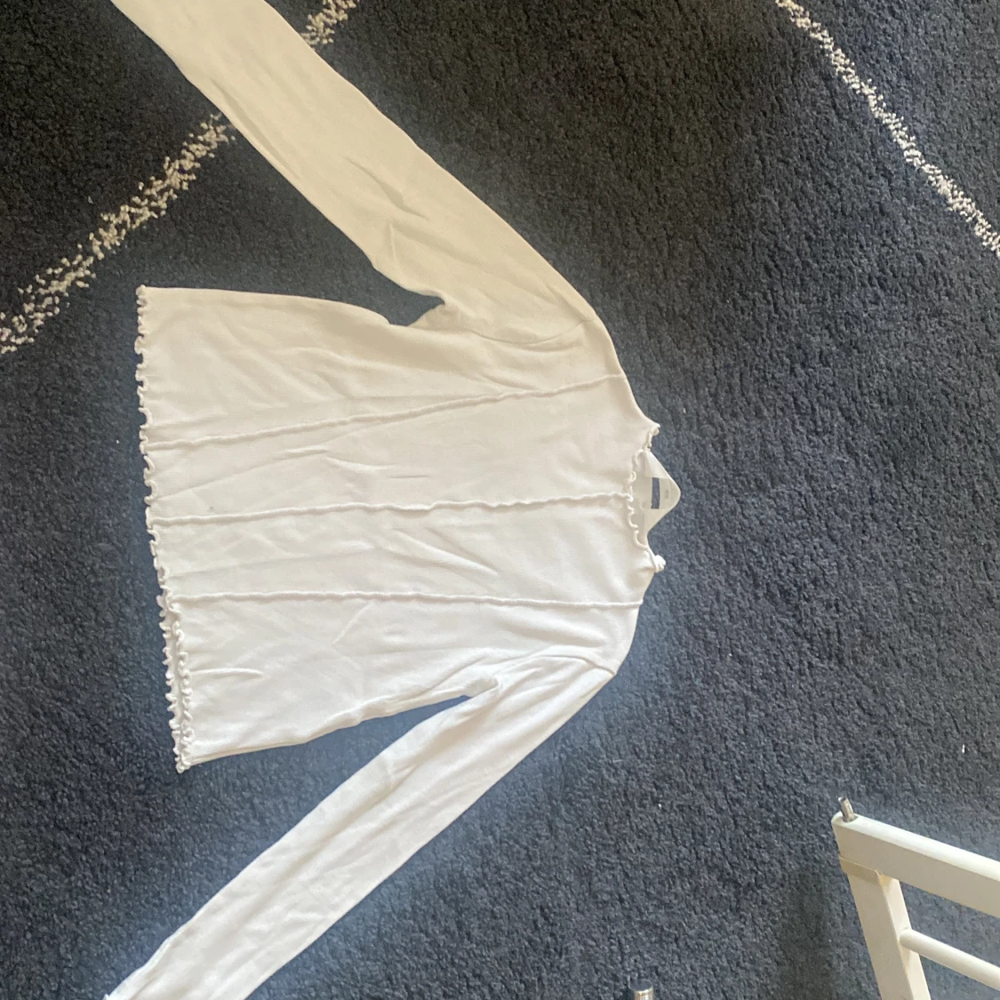 Två par långärmade tröjor i rosa och vitt - 91