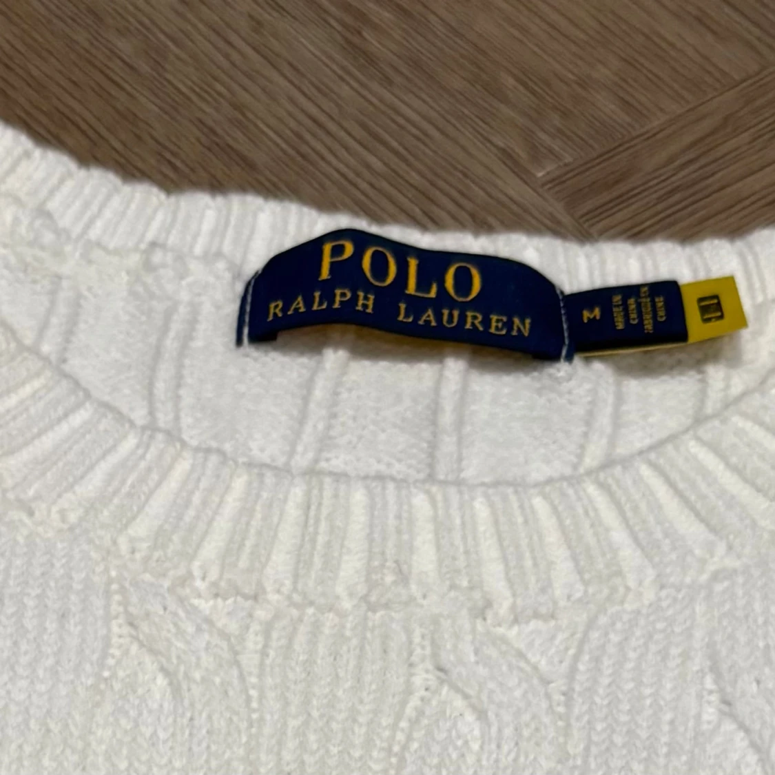 Vit stickad tröja från Ralph Lauren - 2