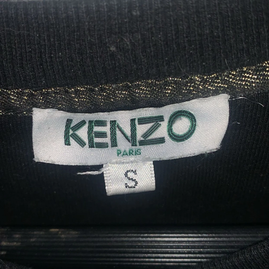 Svart tröja från Kenzo med tigerbroderi - 1