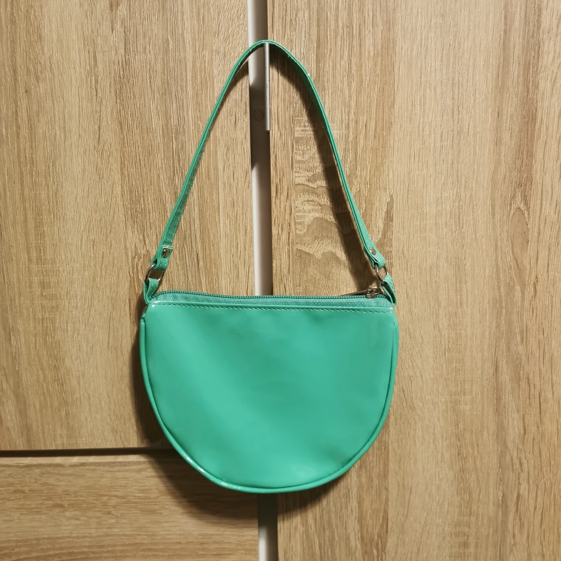 Handväska vattenmelon, grön, rosa - 1