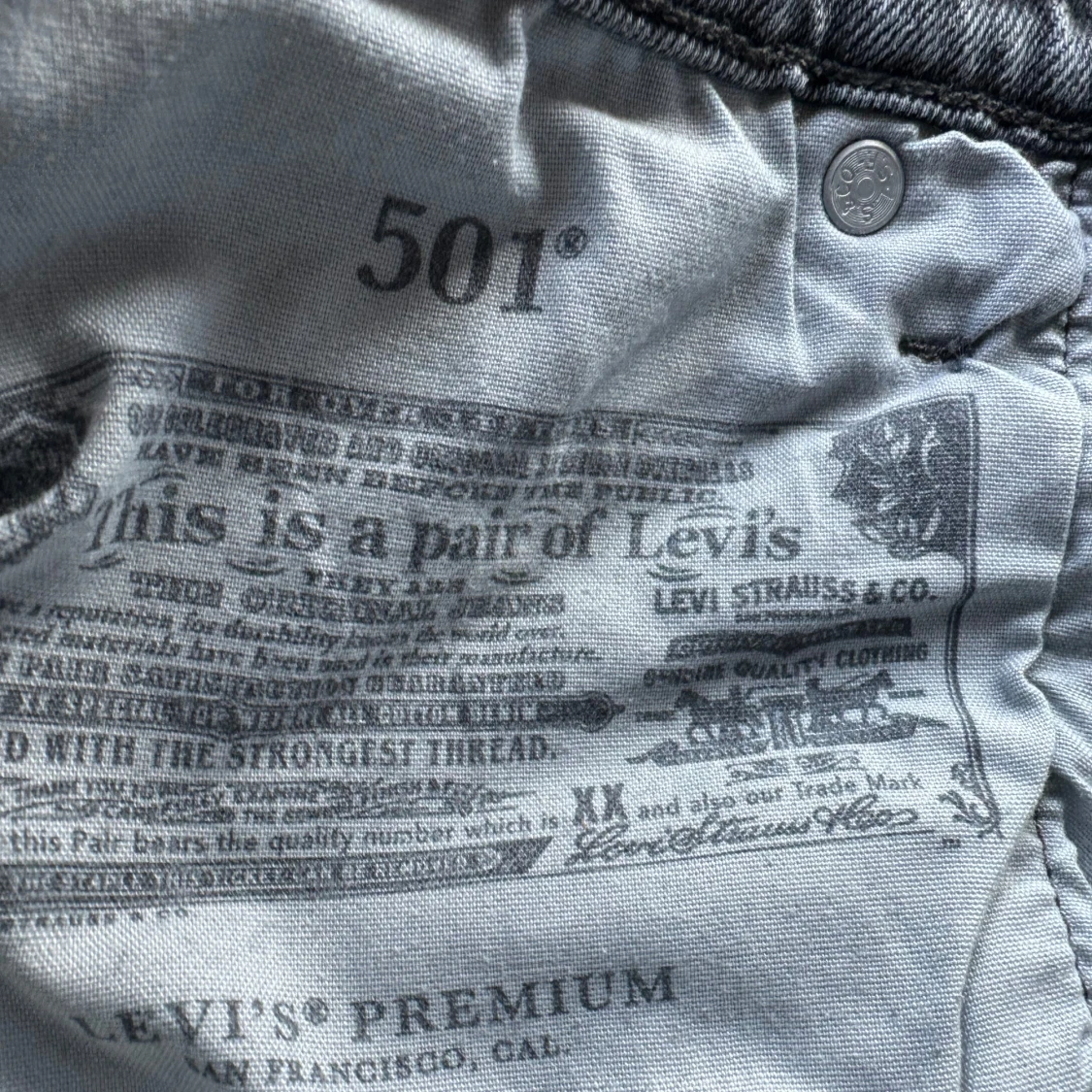 LEVIS 501 Grå - 93