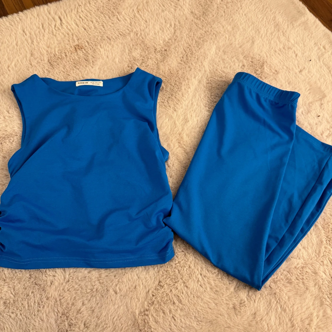 Blått kjol/topp sett 