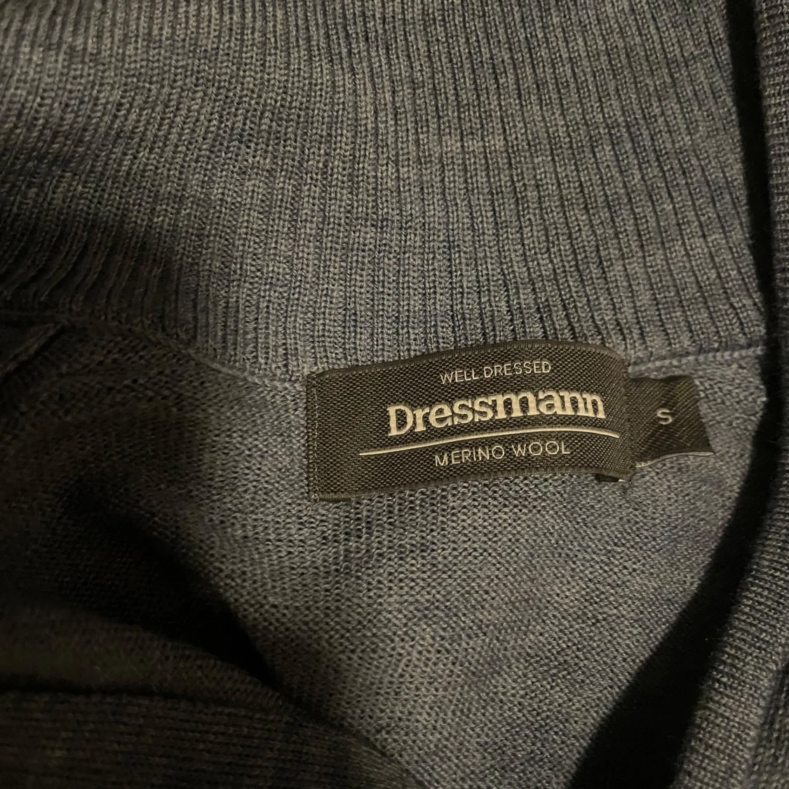 Ljusgrå/ljusblå halv sip  - 90