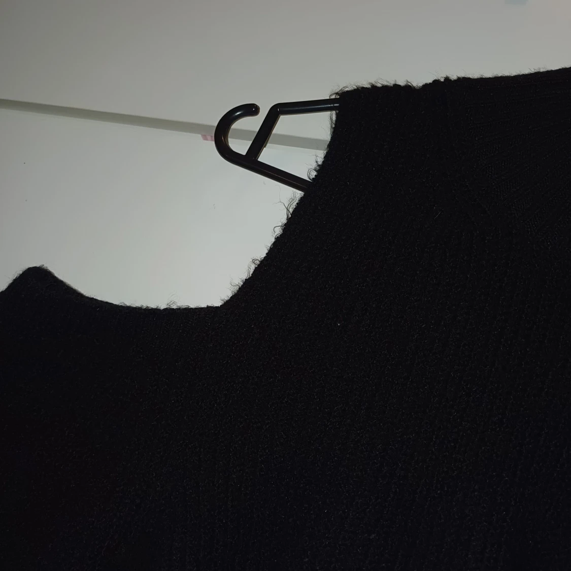 Svart stickad tröja - 90