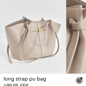 Beige Gina Tricot väska  - Superfin väska ifrån Gina. Helt ny och inget slitage då jag endast använt den två gånger.  skriv för fler bilder💕
