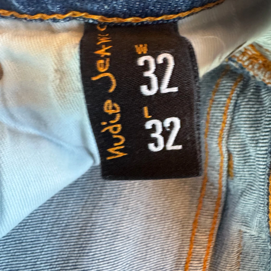 Blå Nudie slim Jeans - 92