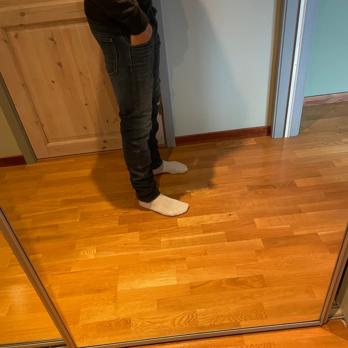 Blå jeans från Lee  - 91