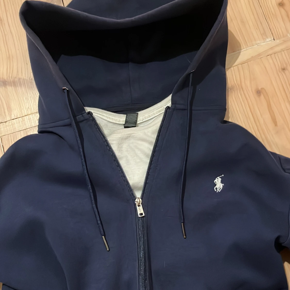 Mörkblå hoodie från Ralph Lauren - 90