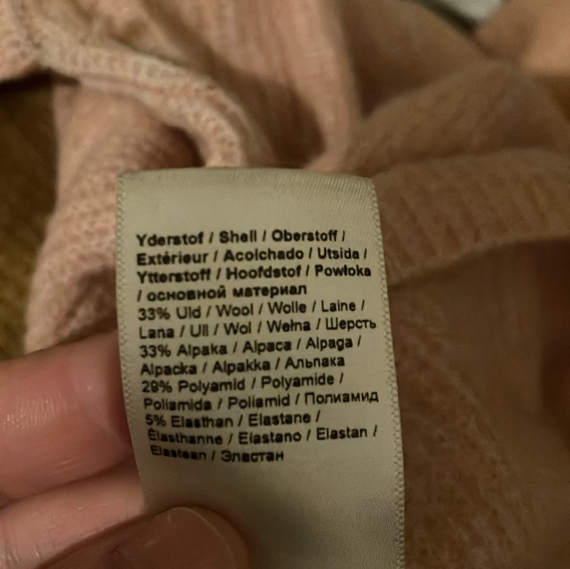 Rosa stickad tröja - 93