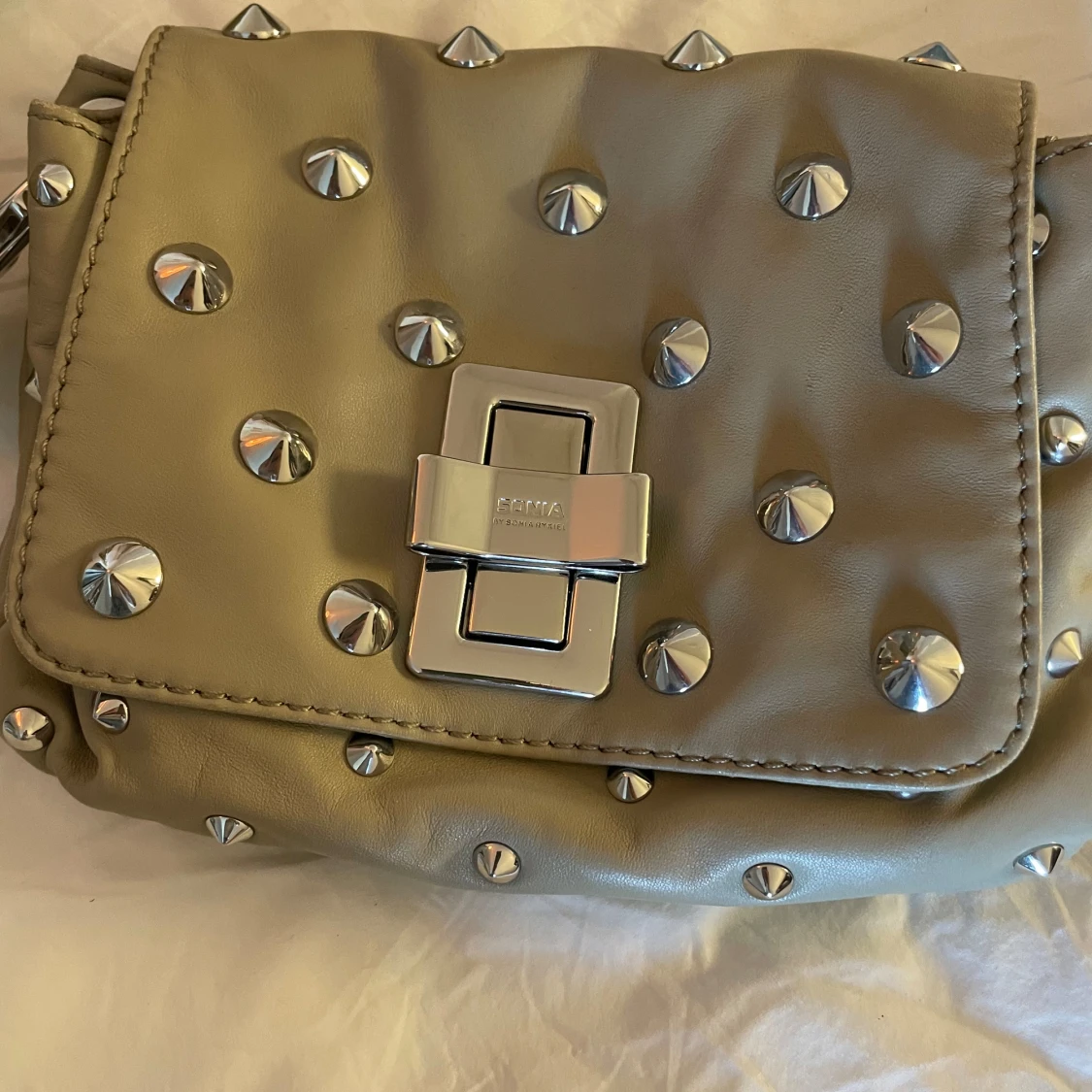 Beige axelväska från Sonia Rykiel - 90