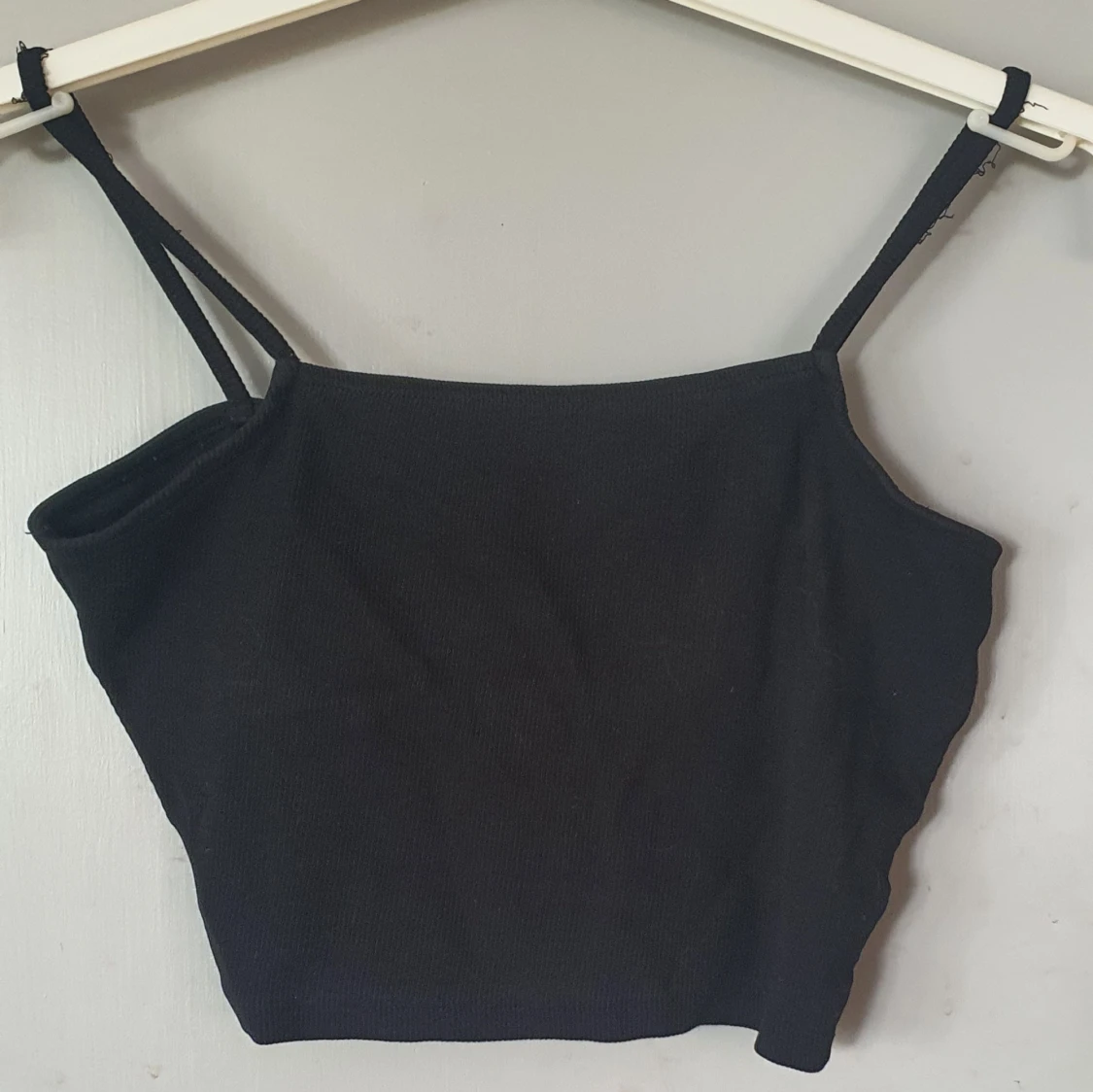 Svart ribbad linnetopp från Even&Odd - 90