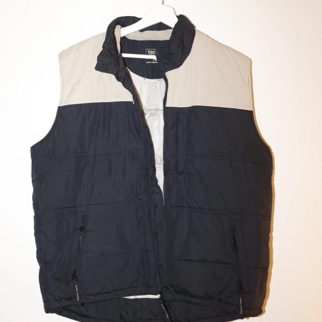 Blå och beige väst från Denim Hayes - 90