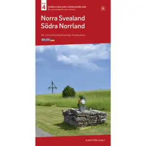 Norra Svealand-Södra Norrland Bil- och Turistkarta i skala 1:250.000 är en tydlig vägkarta med praktiskt information. Kartan täcker ett stort område och är därför utmärkt för planering av resvägar. Kartan visar olika vägtyper, väg- och avfartsnummer, avstånd, rastplatser längs vägen, campingplatser, vandrarhem, badplatser, golfbanor, sevärdheter m.m.Teckenförklaring på svenska, engelska och tyska.Bil- och Turistkartan är en serie om 6 blad som täcker hela Sverige. Blad 1-4 i skala 1:250.000 och blad 5-6 över norra Sverige i skala 1:400.000.