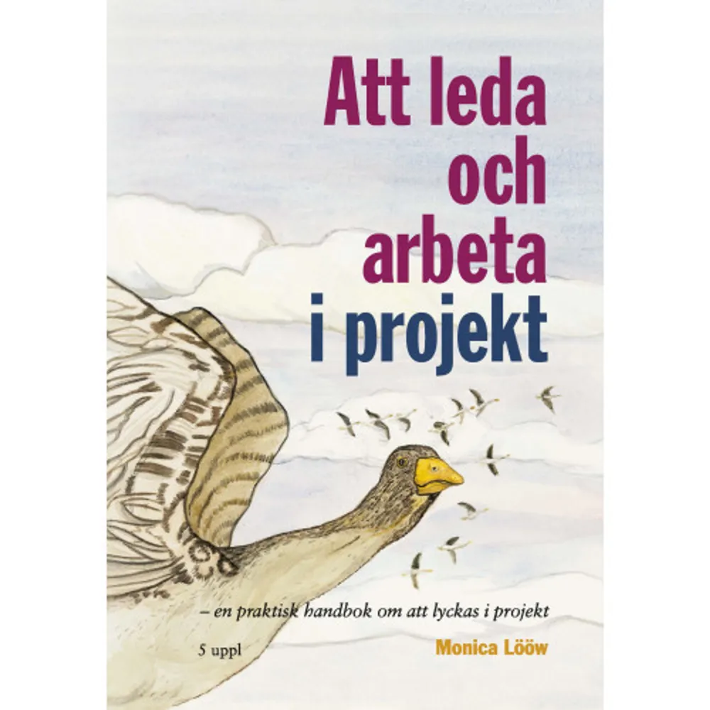 Att leda och arbeta i projekt är en praktisk handbok om hur lyckas i projekt.' Är du nybliven projektledare eller projektdeltagare? Eller är du en rutinerad projektledare, som har stött på en del svårigheter – som förseningar, sprucken budget, låg måluppfyllelse, dåligt engagemang och kommunikation? Vill du bli mer professionell och framgångsrik och se möjligheter snarare än svårigheter? Läs då denna handbok som är enkel, lättillgänglig och full av praktiska tips och idéer. I Att leda och arbeta i projekt får du en väl beprövad och stark metod för hur projekt ska drivas. Du lär dig att leda, styra, motivera och entusiasmera. Du lär dig även hur grupper fungerar - om roller och personligheter, kommunikation och kon­flikter. Författaren delar med sig av sina tips om hur lyckas med implementering och förändring. Hur nå effektmålen helt enkelt. I boken presenteras framgångsfaktorerna för effektiva projekt liksom de vanligaste fallgroparna – och hur du undviker och hanterar dem. Här finns checklistor och metoder som hjälper dig att planera och effektivisera projekt och att öka lönsamheten i dem. Boken tar dig steg för steg från initiering och nulägesanalys till effekthemtagning. Sist hittar du fyra praktikfall, som konkret visar hur företag och organisationer tillämpat bokens metodik. Om författaren Monica Lööw är beteendevetare med inriktning på arbets- och organisationspsykologi. Hon har lång erfarenhet av att arbeta som både beställare av projekt och som projektledare. De senaste 20 åren har Monica arbetat med att hjälpa företag och organisationer i sin projektutveckling. Hon utbildar, coachar och projektleder i nära samarbete med kunden. Ett av Monicas specialistområden är kopplingen mellan förändringsledarskap, implementering och resultat. Monica arbetar även professionellt med ledar- och teamutveckling samt värdegrundsarbete och använder evidensbaserade teorier och forskning i sina utvecklingsprogram.    Format Häftad   Omfång 185 sidor   Språk Svenska   Förlag Project Success AB   Utgivningsdatum 2021-02-26   ISBN 9789151985060  . Böcker.