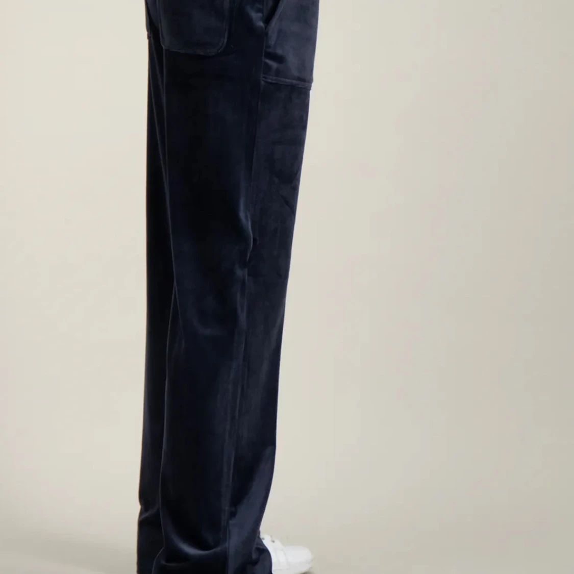 Mörkblå Juicy byxor - 1