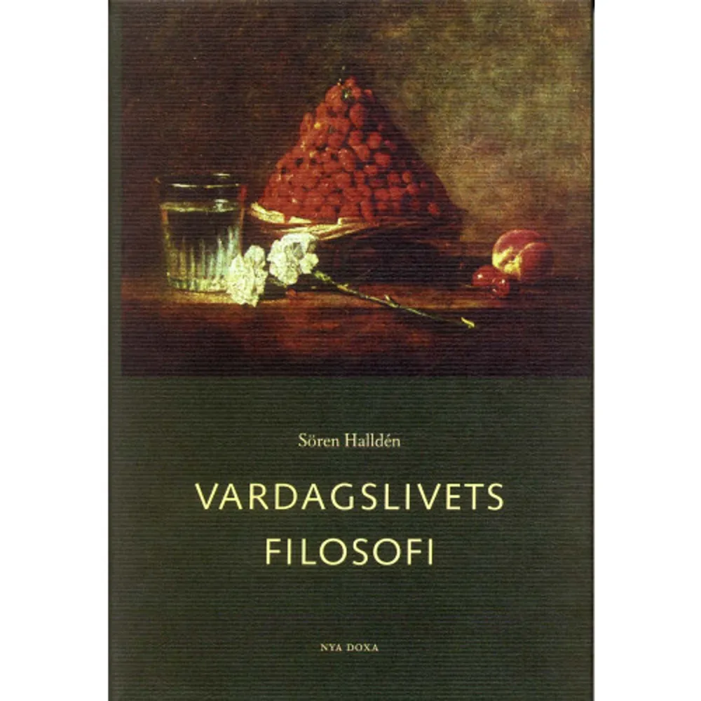 Kan man se verkligheten på ett nytt sätt? Hur tar man vara på livet? Vad är levnadsstandard? Och vad är en äkta känsla? Detta är en bok som uppmanar läsaren att våga ompröva invanda föreställningar. Den visar hur en lätt förskjutning av perspektivet kan omkullkasta våra vanliga uppfattningar om exempelvis mat, kläder, pengar, kärlek, framgång, eller ceremonier. Detta kan vara smärtsamt, men världen blir samtidigt mera nyanserad. Med skarpsynt humor och en mängd konkreta exempel visar Halldén hur öppenheten inför det mångtydiga blir en väg till ett rikare liv. Sören Halldén, professor vid Lunds universitet, har bedrivit filosofisk forskning i mer än 50 år.    Format Inbunden   Omfång 141 sidor   Språk Svenska   Förlag Bokförlaget Nya Doxa   Utgivningsdatum 2000-01-01   ISBN 9789157803634  . Böcker.