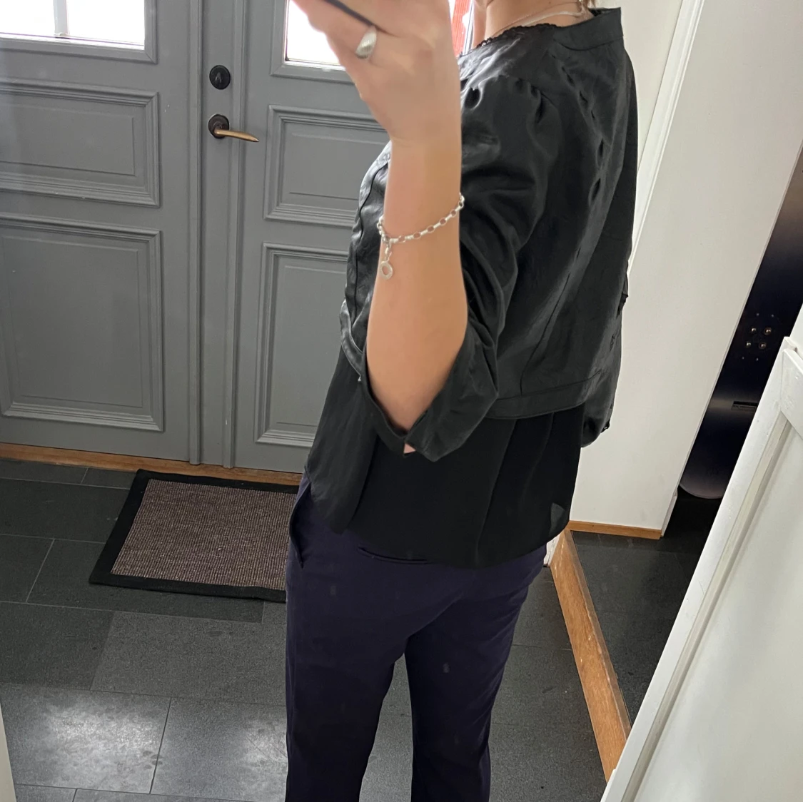 Svart vårjacka/bolero - 2