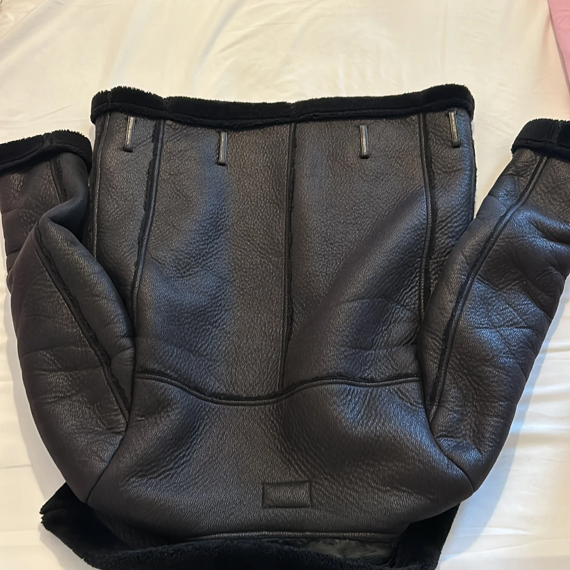 Svart skinnjacka från NA-KD - 2