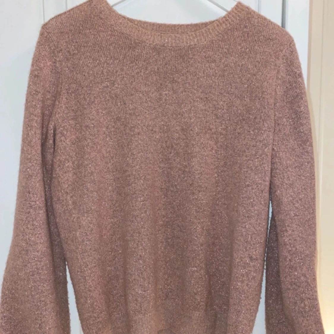 Beige stickad tröja - 1