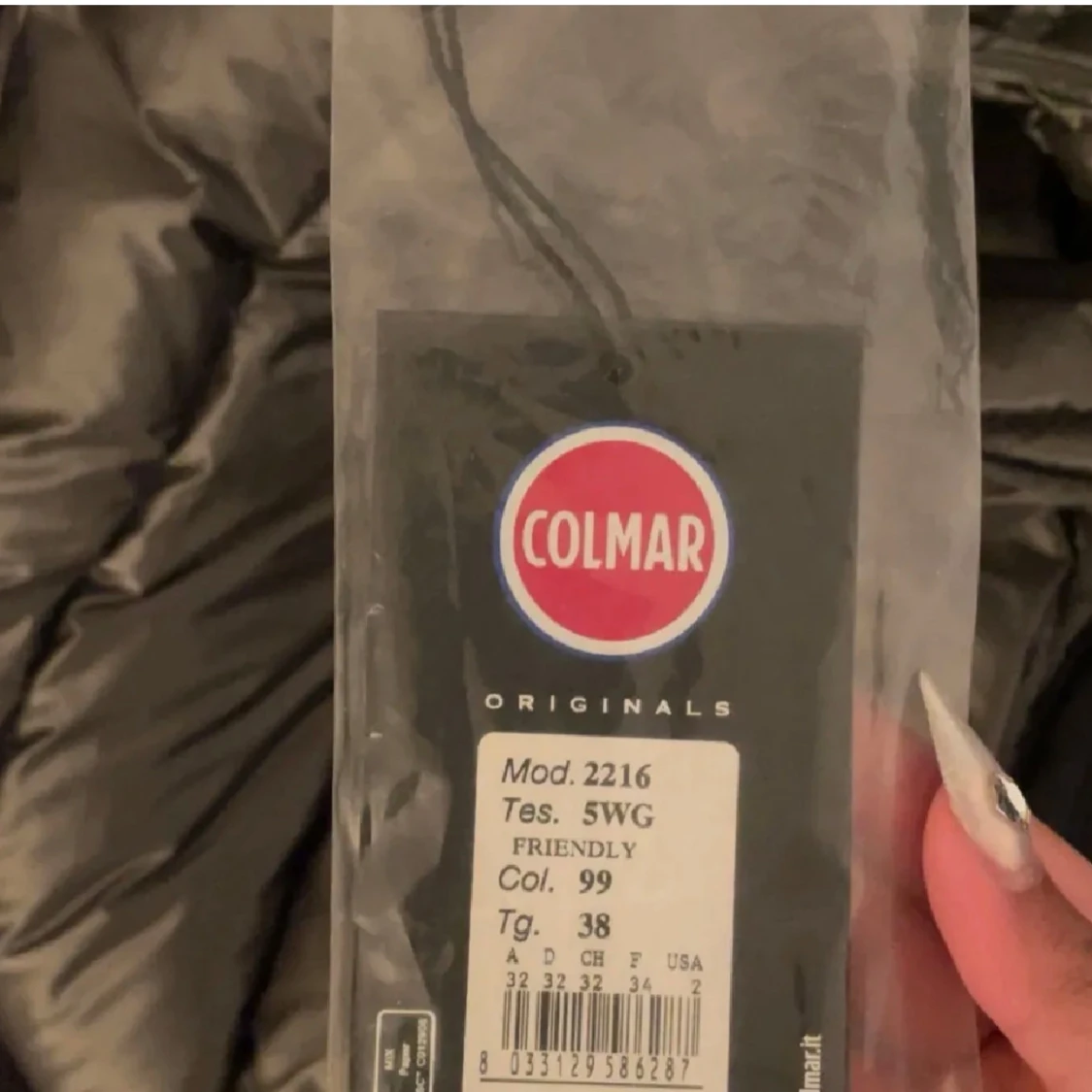 Svart dunjacka från Colmar - 2