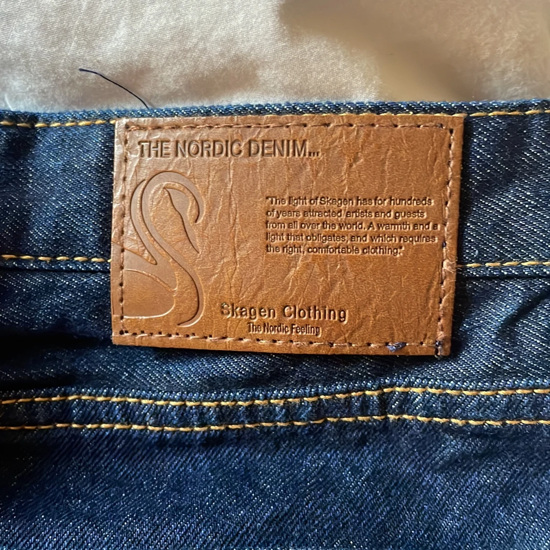 Mörkblå jeans från Skagen clothing  - 3