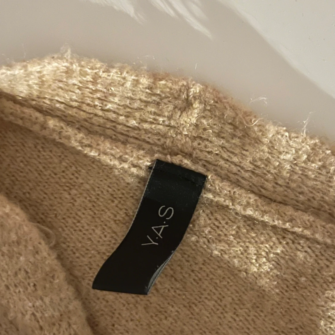 Beige omlottkofta från Y.A.S - 1