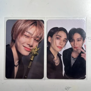 photocards - Straykids ate photocards, jeongin och hyunjin/leeknow unit