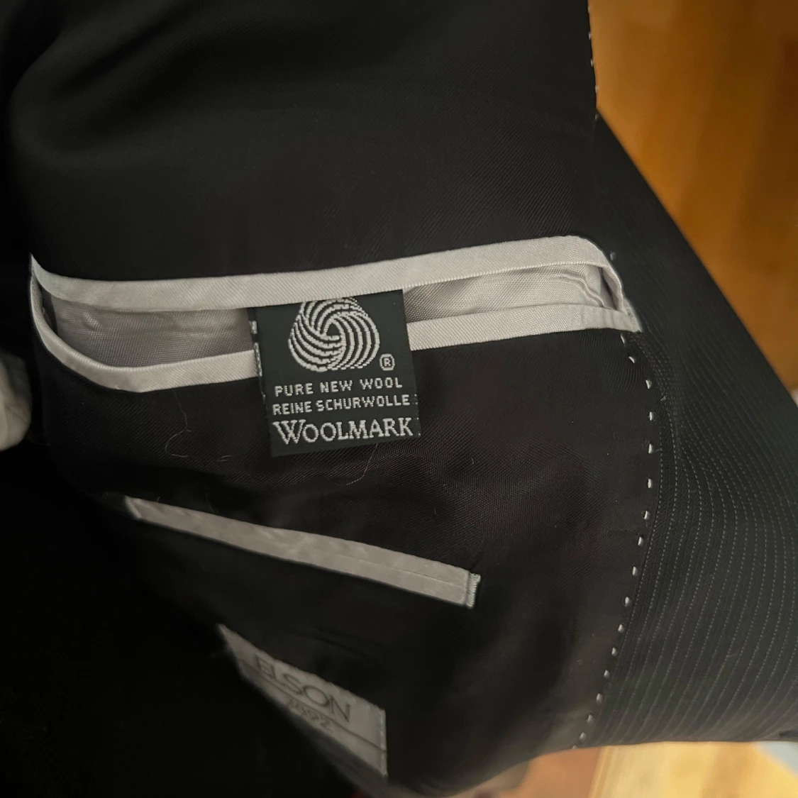 Svart randig kavaj från Elson - 3