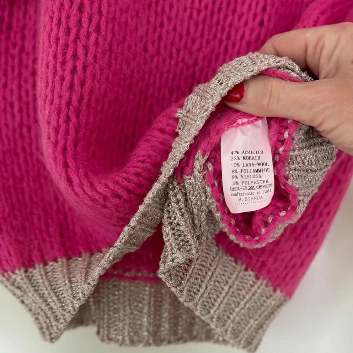 Rosa stickad tröja från Love Forever - 2